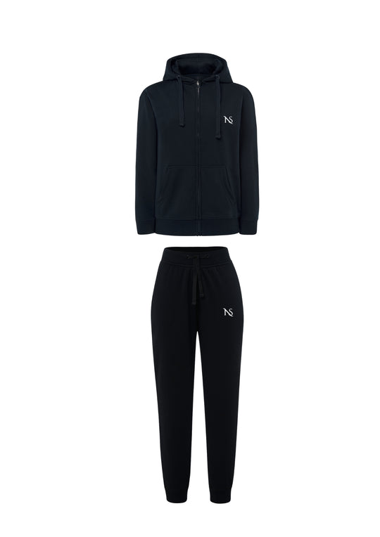 Chándal Deportivo formado por Sudadera con capucha y cremallera y Pantalón con puño
