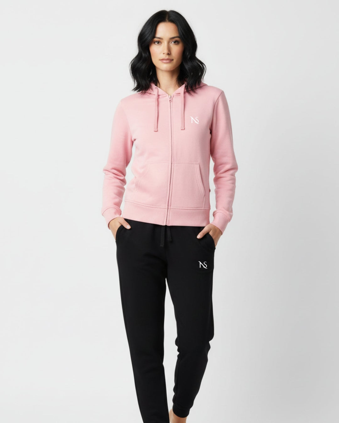 Chándal Deportivo formado por Sudadera con capucha y cremallera y Pantalón con puño