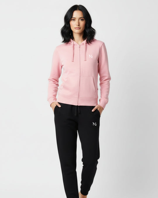 Chándal Deportivo formado por Sudadera con capucha y cremallera y Pantalón con puño