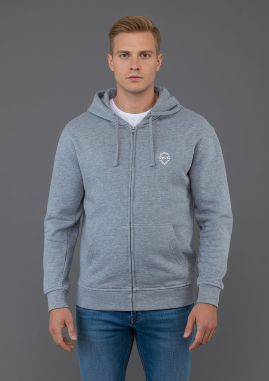 Sudadera Kangoroo Capucha con Cremallera Unisex