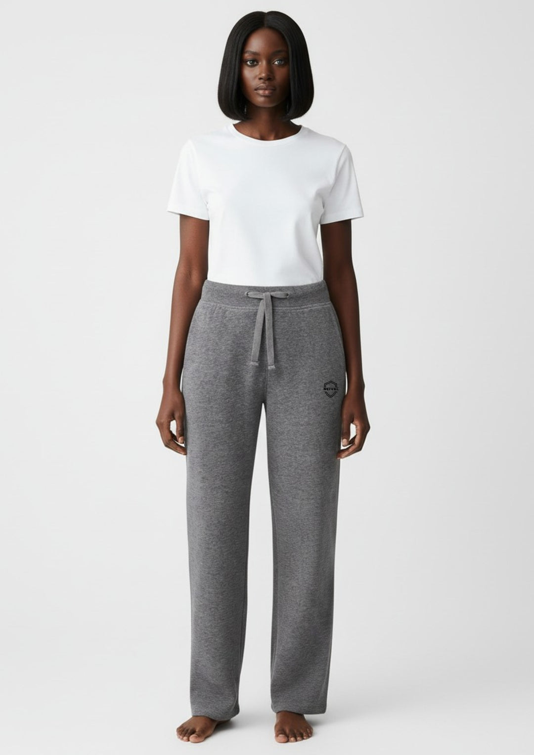 Pantalón Deportivo con Bolsillos Laterales sin Puño