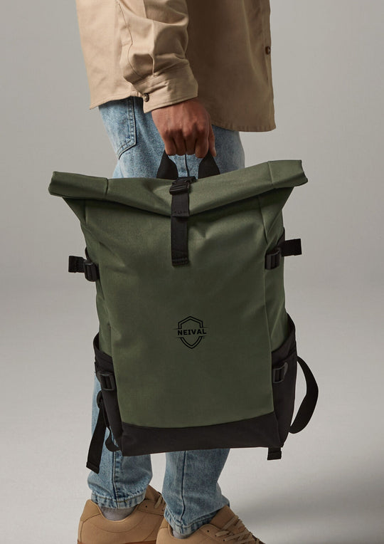 Bolsa Block Roll-Top Backpack