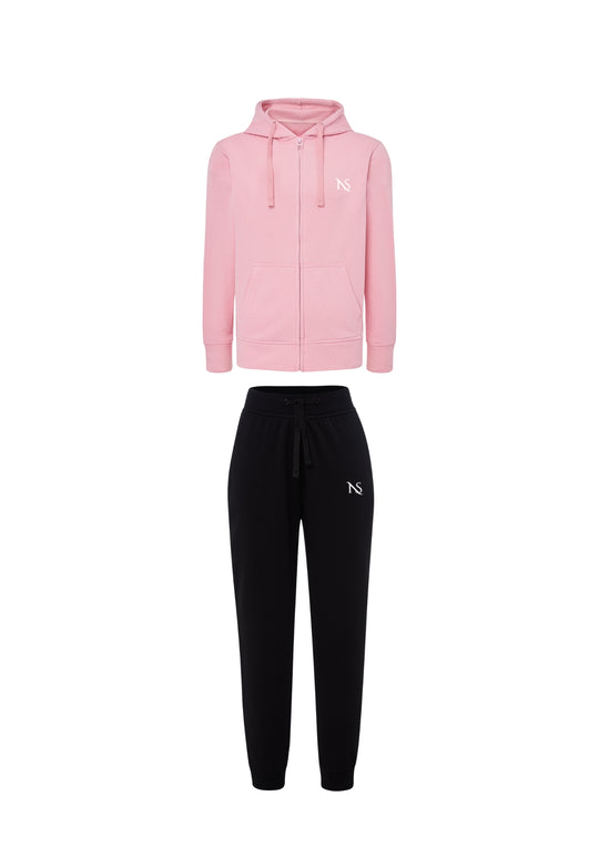 Chándal Deportivo formado por Sudadera con capucha y cremallera y Pantalón con puño