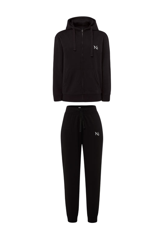 Chándal Deportivo formado por Sudadera con capucha y cremallera y Pantalón con puño