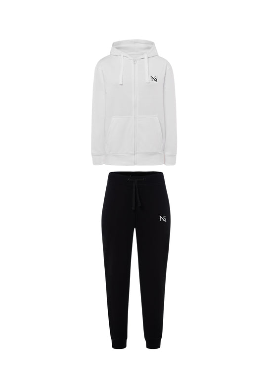 Chándal Deportivo formado por Sudadera con capucha y cremallera y Pantalón con puño