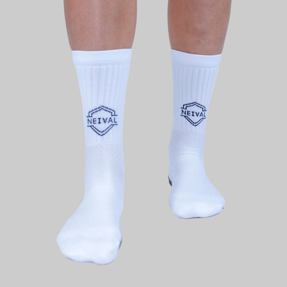 Pack Calcetines Training Non-Slip Blanco + Negro - Pack de 3