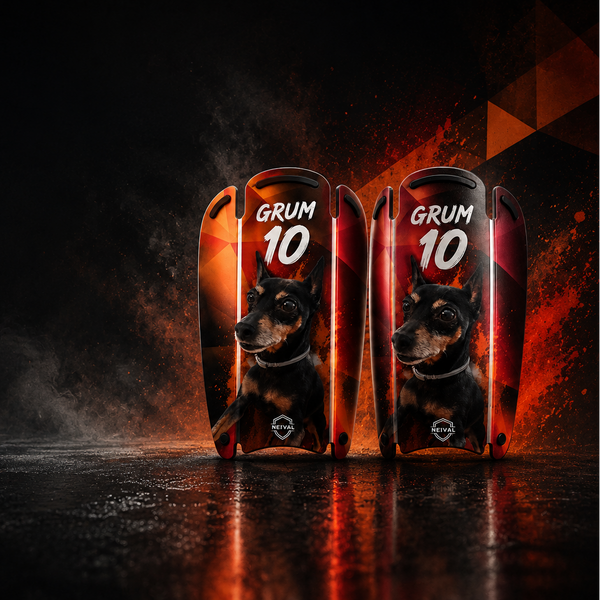 Espinillera flexible personalizada Grum de fútbol | NEIVAL SPORTS