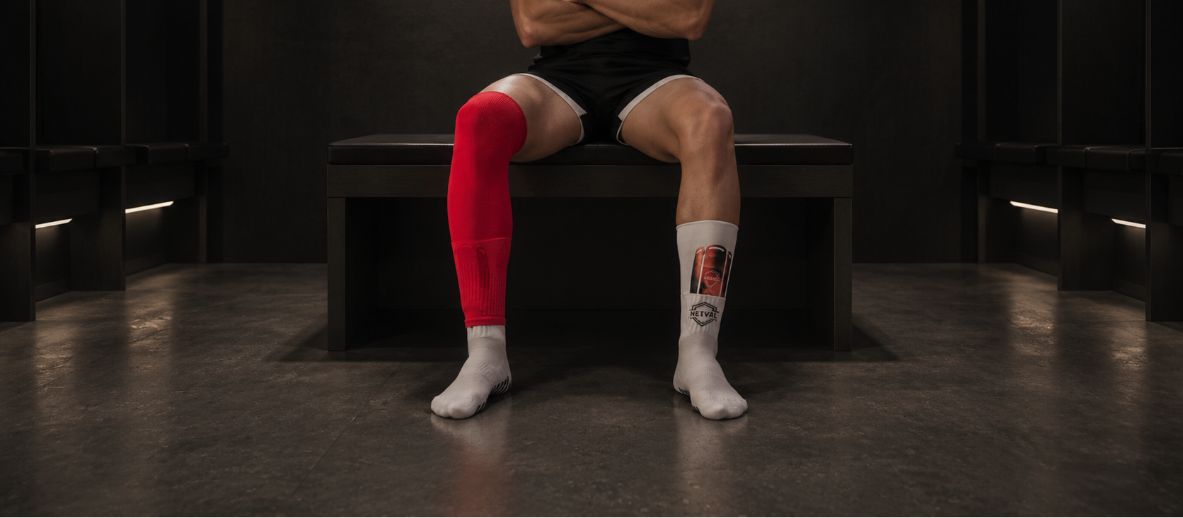 Espinilleras flexibles calcetin sujeta espinilleras |NEIVAL SPORTS