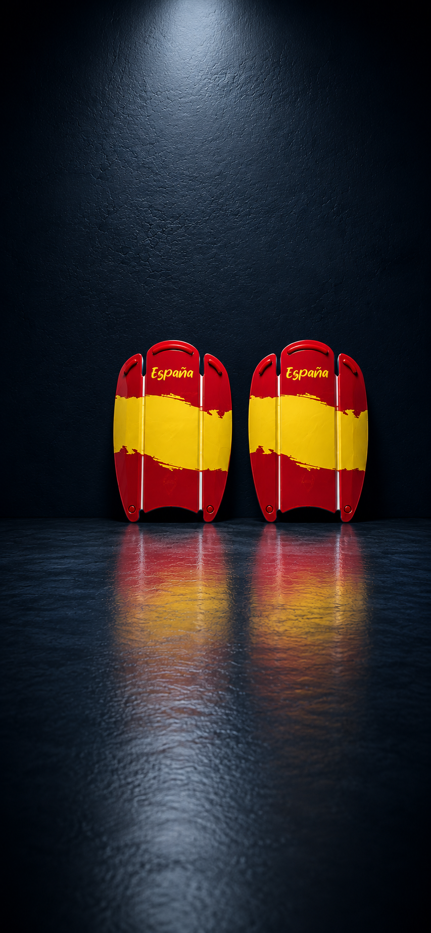 Espinilleras flexibles país España de fútbol | NEIVAL SPORTS para móvil