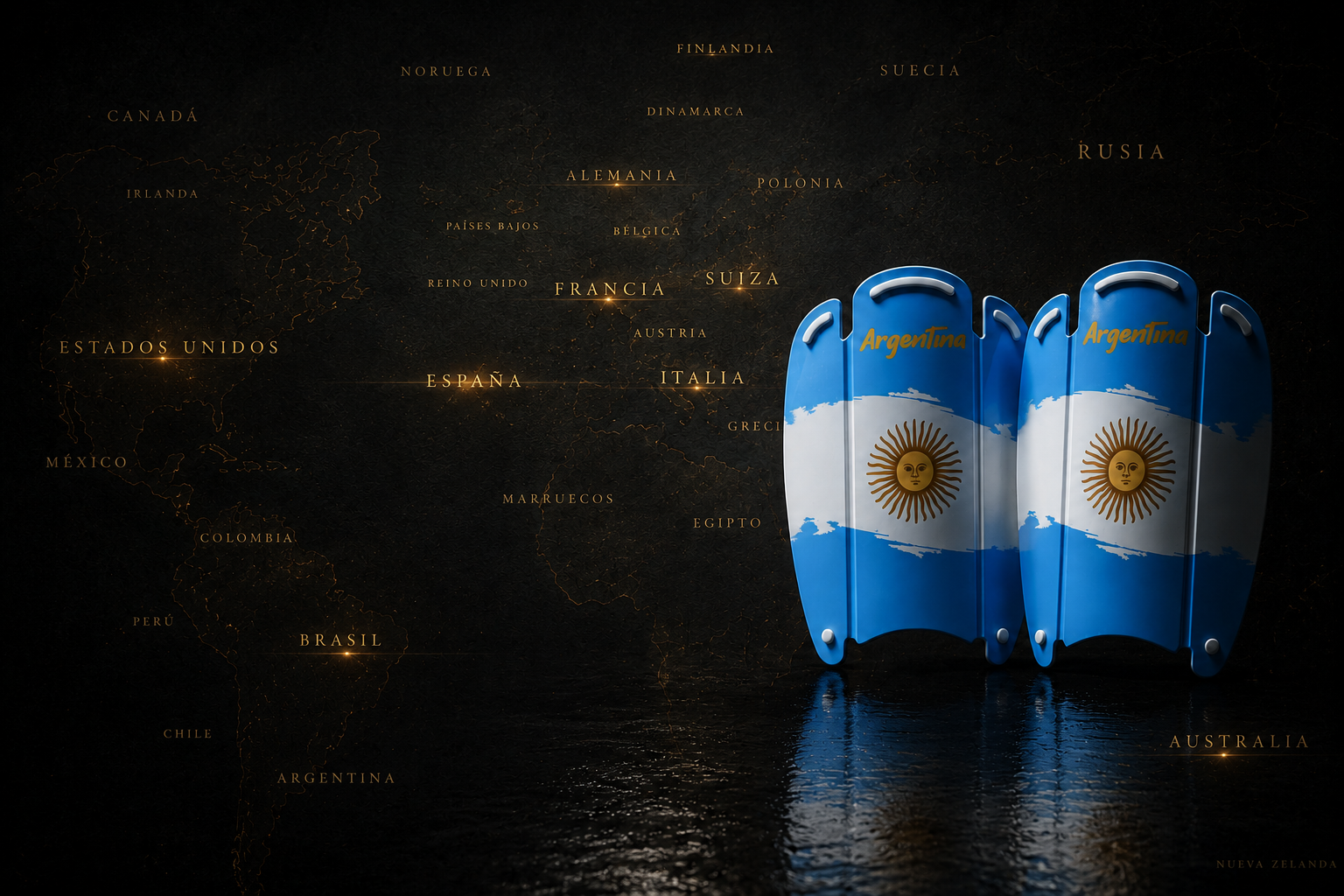 Espinilleras_flexibles_paises_para fútbol | NEIVAL SPORTS