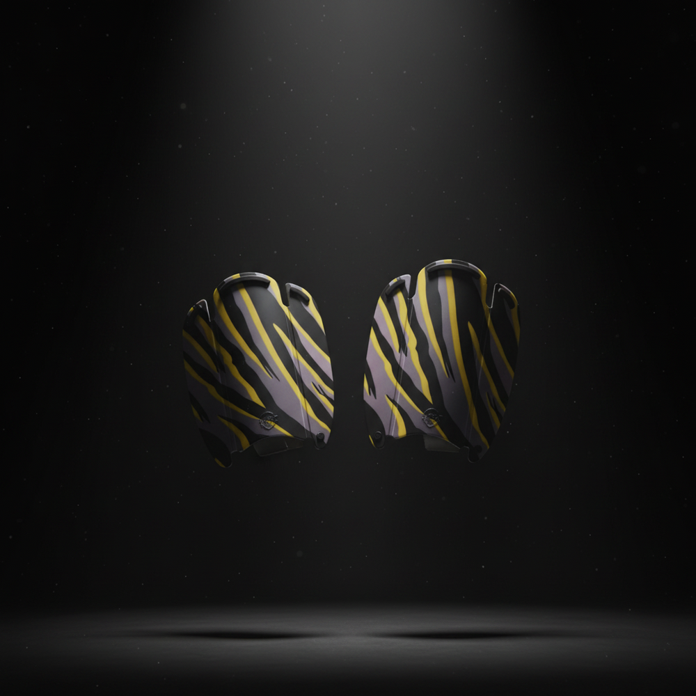 Espinilleras de fútbol diseño animal print | NEIVAL