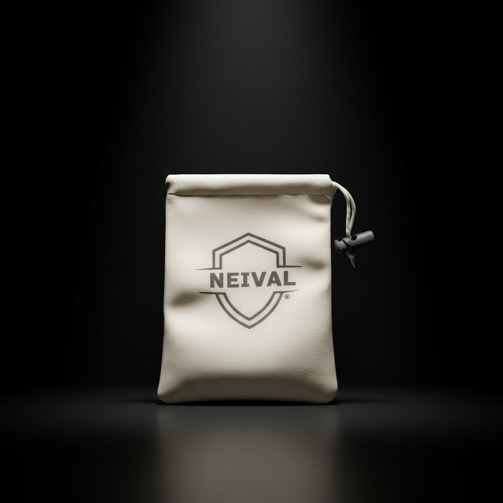 Bolsa blanca NEIVAL fondo oscuro