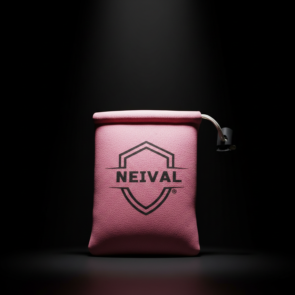Bolsa rosa NEIVAL fondo oscuro