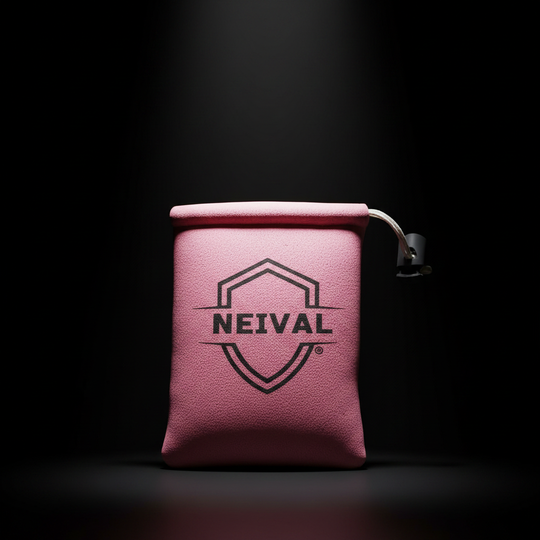 Bolsa rosa NEIVAL fondo oscuro