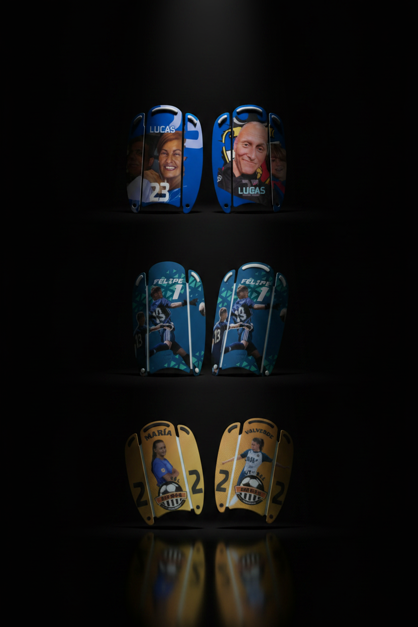 Hero móvil espinilleras personalizadas vertical